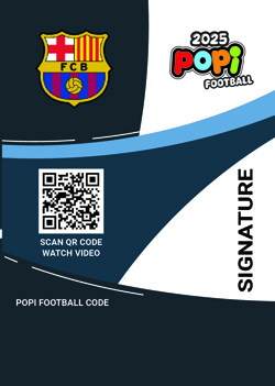 کارت پوپی فوتبال رونالدینیو 2025 - سری امضا شده