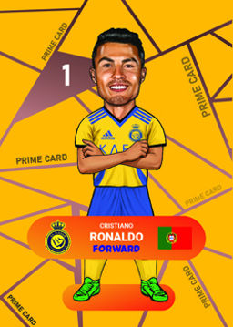 کارت پوپی فوتبال کریستیانو رونالدو 2025 - سری پرایم