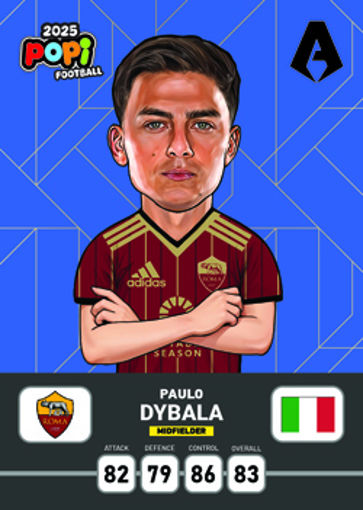کارت پوپی فوتبال پائولو دیبالا 2025 - سری بیسیک