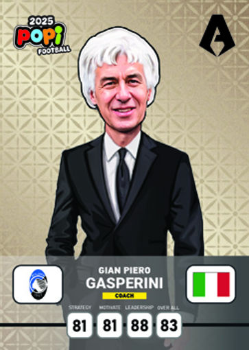 کارت پوپی فوتبال جان پیرو گاسپرینی 2025 - سری مربی