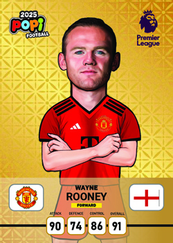 کارت پوپی فوتبال وین رونی 2025 - سری ادونس