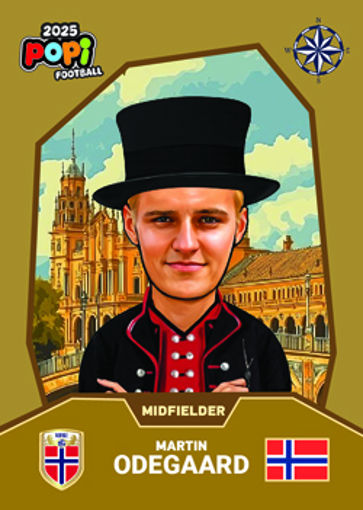 کارت پوپی فوتبال مارتین اودگارد 2025 - سری رویال