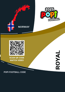 کارت پوپی فوتبال مارتین اودگارد 2025 - سری رویال