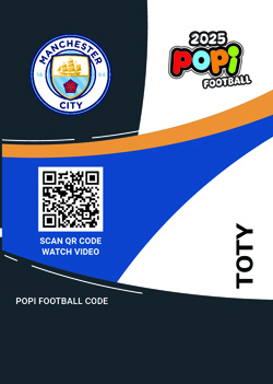 کارت پوپی فوتبال فیل فودن 2025 - سری توتی