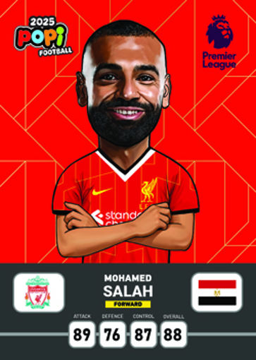 کارت پوپی فوتبال محمد صلاح 2025 - سری بیسیک
