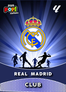 کارت پوپی فوتبال رئال مادرید  2025 - سری کلاب