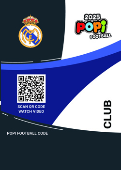 کارت پوپی فوتبال رئال مادرید  2025 - سری کلاب