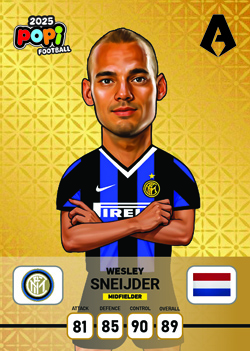 کارت پوپی فوتبال وسلی اسنایدر 2025 - سری ادونس