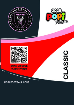 کارت پوپی فوتبال لیونل مسی 2025 - سری بیسیک