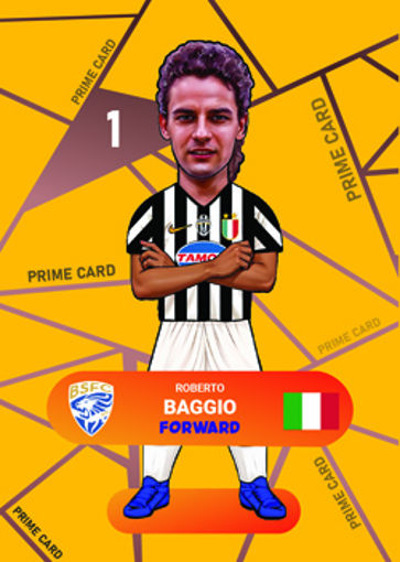 کارت پوپی فوتبال روبرتو باجو 2025 - سری پرایم