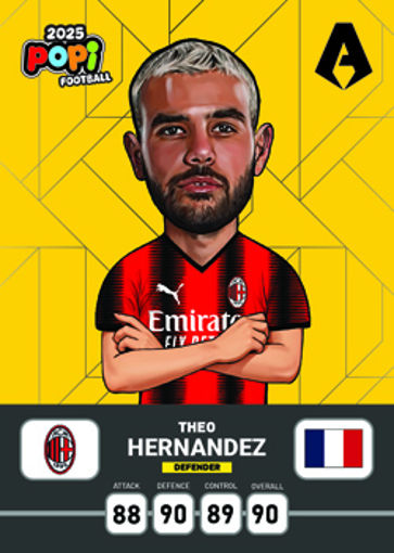 کارت پوپی فوتبال تئو هرناندز 2025 - سری بیسیک
