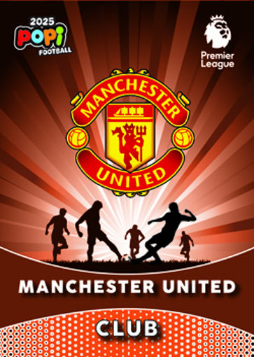 کارت پوپی فوتبال منچستر یونایتد  2025 - سری کلاب