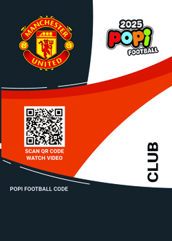 کارت پوپی فوتبال منچستر یونایتد  2025 - سری کلاب