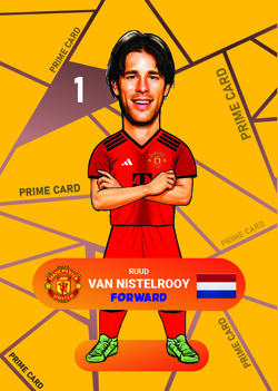 کارت پوپی فوتبال رود فن نیستلروی 2025 - سری پرایم