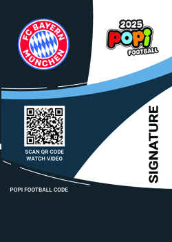 کارت پوپی فوتبال مانوئل نویر 2025 - سری امضا شده