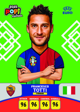کارت پوپی فوتبال فرانچسکو توتی 2025 - سری یورو