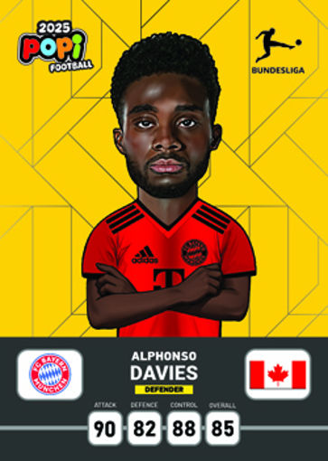 کارت پوپی فوتبال آلفونسو دیویس 2025 - سری بیسیک