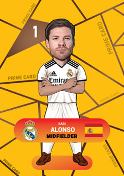کارت پوپی فوتبال xabi alonso 2025 - سری پرایم