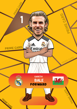 کارت پوپی فوتبال gareth bale 2025 - سری پرایم