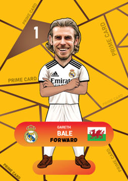 کارت پوپی فوتبال gareth bale 2025 - سری پرایم