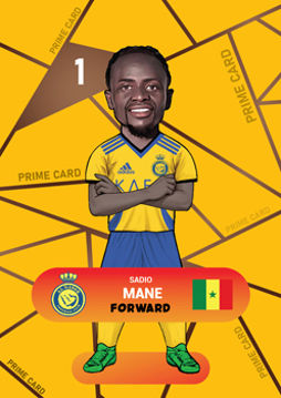 کارت پوپی فوتبال sadio mane 2025 - سری پرایم