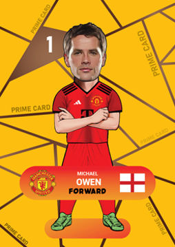 کارت پوپی فوتبال michael owen 2025 - سری پرایم
