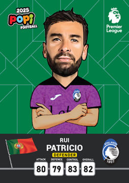 کارت پوپی فوتبال rui patricio 2025 - سری بیسیک