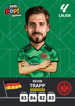 کارت پوپی فوتبال kevin trapp 2025 - سری بیسیک