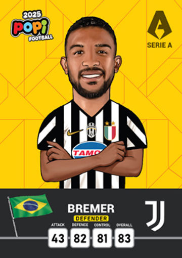 کارت پوپی فوتبال bremer 2025 - سری بیسیک