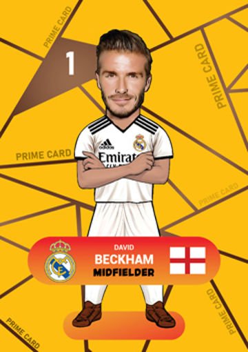 کارت پوپی فوتبال david beckham 2025 - سری پرایم