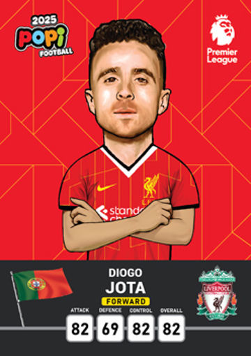 کارت پوپی فوتبال diogo jota 2025 - سری بیسیک