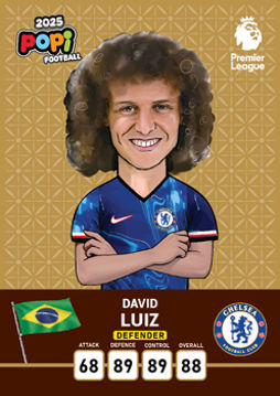 کارت پوپی فوتبال david luiz 2025 - سری ادونس