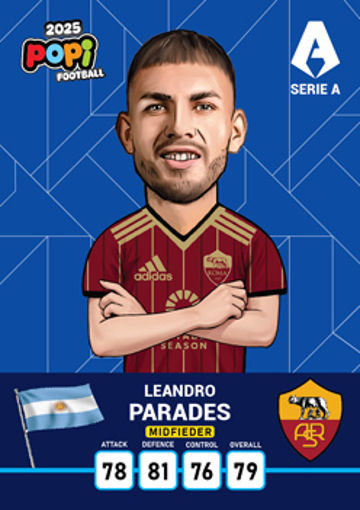 کارت پوپی فوتبال leandro paredes 2025 - سری بیسیک