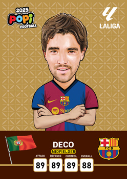 کارت پوپی فوتبال deco 2025 - سری ادونس