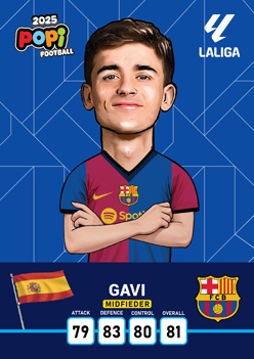 کارت پوپی فوتبال gavi 2025 - سری بیسیک