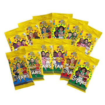 بسته پوپی فوتبالی STARS پک 12تایی